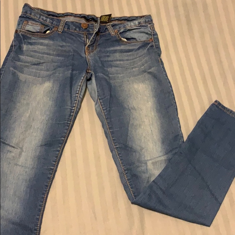 Medium blue jeans